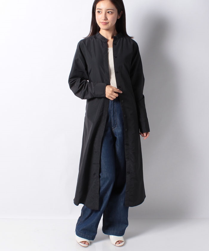 セール 50%OFF】花粉バリア・撥水加工前開きワンピースコート