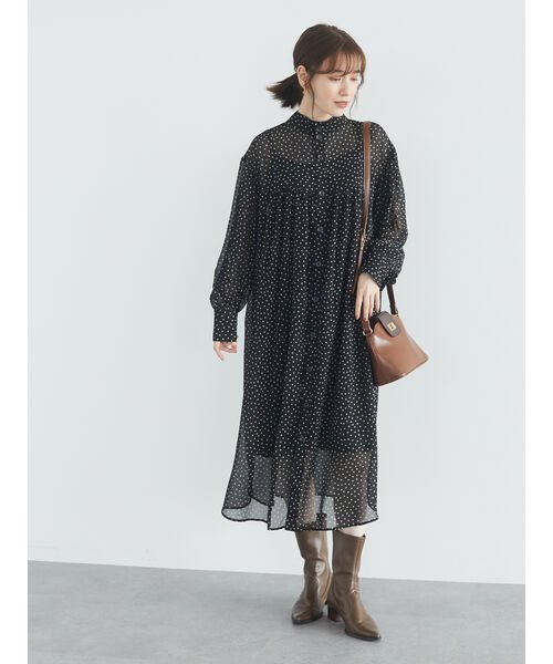 セール 60 Off 前後2way ペチ付き柄ワンピース グリーンパークス Green Parks D Fashion