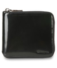 VANQUISH/ヴァンキッシュ VANQUISH ヴァンキッシュ VANQUISH 二つ折り財布 メンズ 本革 ラウンドファスナー WALLET グレー ネイビー ブラウン ワ/504254456