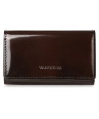 VANQUISH/ヴァンキッシュ VANQUISH ヴァンキッシュ VANQUISH キーケース メンズ 本革 5連 小銭入れ付き L字ファスナー KEY CASE グレー ネイ/504254458