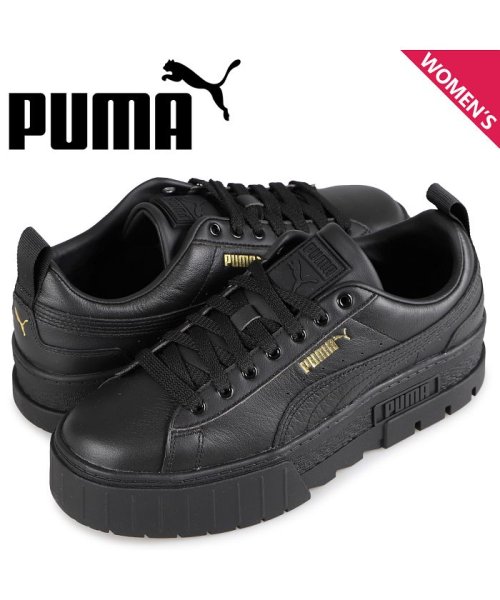 Puma プーマ スニーカー レディース 厚底 メイズ クラシック Wmns Mayze Classic ブラック 黒 3849 02 プーマ Puma D Fashion