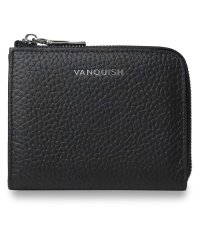 VANQUISH/ヴァンキッシュ VANQUISH ミニ財布 小銭入れ コインケース メンズ 本革 L字ファスナー MINI WALLET ブラック ネイビー ダーク グリーン /504254490