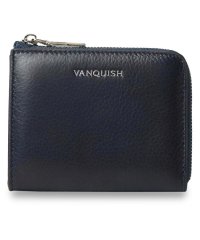 VANQUISH/ヴァンキッシュ VANQUISH ミニ財布 小銭入れ コインケース メンズ 本革 L字ファスナー MINI WALLET ブラック ネイビー ダーク グリーン /504254490