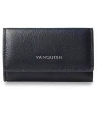 VANQUISH/ヴァンキッシュ VANQUISH キーケース メンズ 本革 L字ファスナー KEY CASE ブラック ネイビー ダーク グリーン 黒 43540/504254491