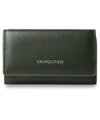 VANQUISH/ヴァンキッシュ VANQUISH ヴァンキッシュ VANQUISH キーケース メンズ 本革 L字ファスナー KEY CASE ブラック ネイビー ダーク グリ/504254491