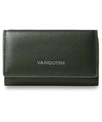 VANQUISH/ヴァンキッシュ VANQUISH キーケース メンズ 本革 L字ファスナー KEY CASE ブラック ネイビー ダーク グリーン 黒 43540/504254491