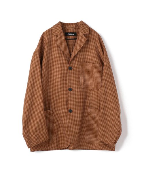 ACTIVE COTTON POLYESTER ハウンドトゥースジャケット