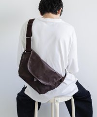 Rocky Monroe/ロッキーモンロー Rocky Monroe ショルダーバッグ メッセンジャー 本革 馬革 レザー メンズ 斜めがけ 鞄 ミニショルダー ボディバッグ クーリエバ/504261327