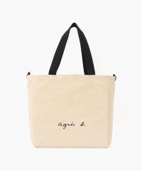 agnes b. VOYAGE HOMME/【ユニセックス】WEB限定 2wayロゴビッグトートバッグ (OAH22－01)/504227948