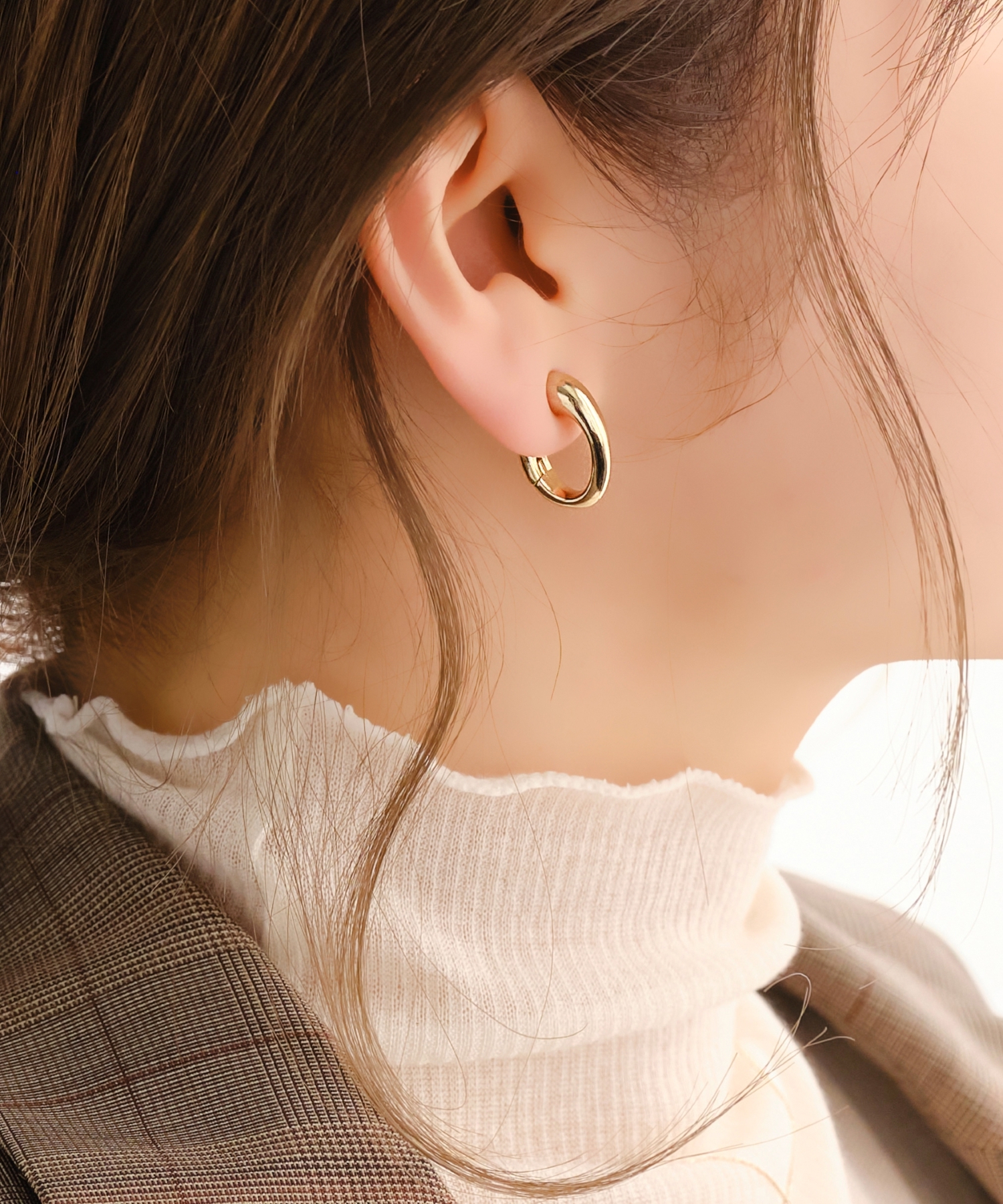 PHOEBE PHILO シルバー製メダリオンディッシュイヤリング PHOEBE PHILO シルバー製メダリオンディッシュイヤリング PHOEBE
