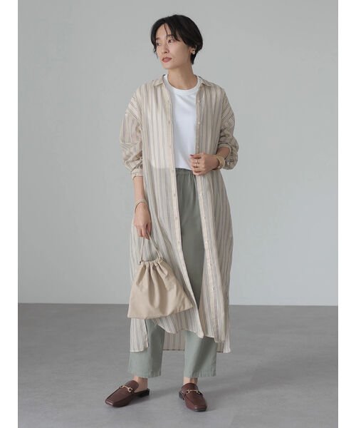 3wayバックギャザーシャツワンピース アメリカンホリック American Holic D Fashion 3wayバックギャザーシャツワンピース アメリカンホリック American Holic D Fashion
