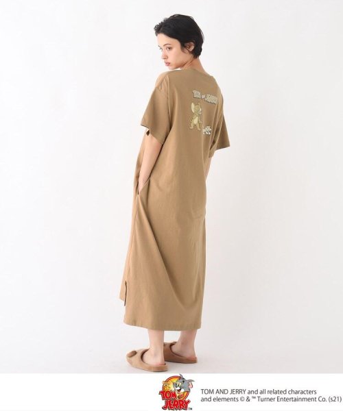 セール60 Off コラボ トムとジェリー バックプリントロングtシャツワンピース オペークドットクリップ Opaque Clip D Fashion