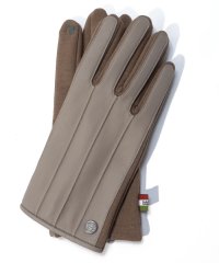 Orobianco（Glove）/タッチパネル対応裏起毛革パーム付きストレッチ手袋/504188629