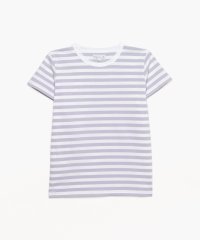 agnes b. FEMME/細ボーダー コットン 半袖Tシャツ "Brando"/504220751