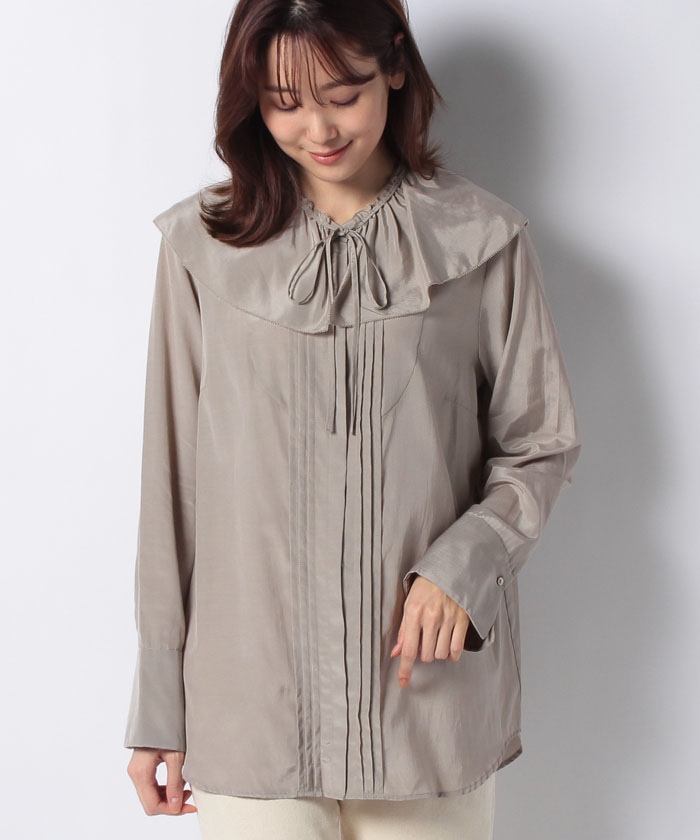 セール 30%OFF】ルーニィ LOUNIE フリルカラーブラウス セール 30%OFF】ルーニィ LOUNIE フリルカラーブラウス