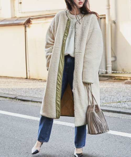 セール 2wayボア キルトリバーシブルコート コーエン Coen D Fashion