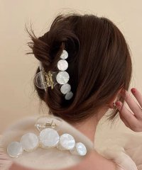 shoppinggo/バンスクリップ ヘアクリップ 大粒 バレッタ まとめ髪 髪飾り ヘアアクセサリー 髪留め ヘアアレンジ/504268885