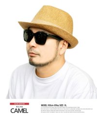 one colors/ 中折れハット メンズ 大きいサイズ 選べるサイズ 編み込み メッシュ ストローハット サーモハット BIG HAT プレゼント ギフト ハット 帽子 男女兼用/504237235