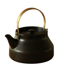 KAMOSHIKA　DOUGUTEN/カモシカドウグテン かもしか道具店 かもしか道具店 陶のやかん 1L 日本製 小さい 直火 ORー60ー126/504267048