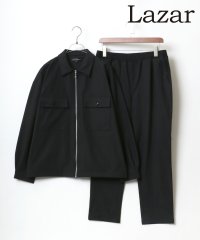 LAZAR/【Lazar】【セットアップ】 マルチストレッチ ジップシャツジャケット＆テーパードパンツ メンズ 上下 セット /504273016