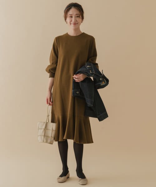 高身長向け40サイズあり F By Rosso 裾フレアワンピース Urban Research Rosso Urban Research Rosso D Fashion