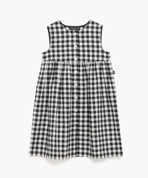 セール Caj4 E Robe キッズ ギンガムチェックワンピース アニエスベー ガールズ Agnes B Girls D Fashion