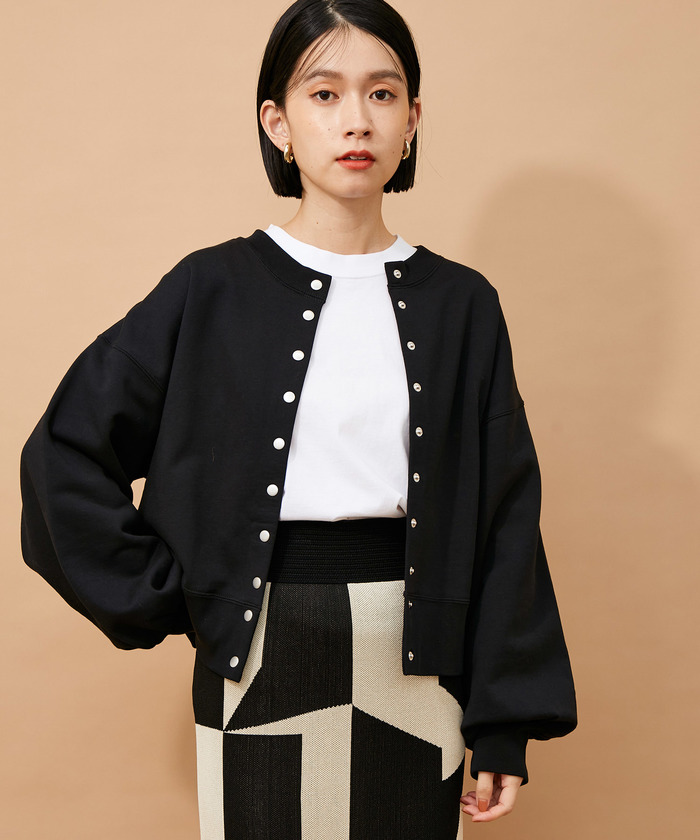 【12月スーパーSALE 15%OFF】 アウトレット店舗・WEB限定】2WAY裏毛カーディガン(504271676 トップス