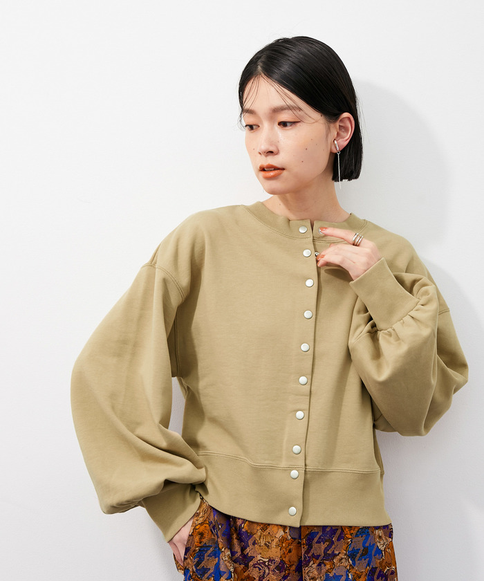 アウトレット店舗・WEB限定】2WAY裏毛カーディガン(504271676