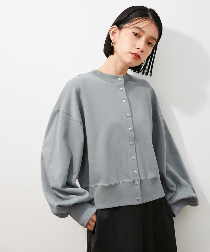 豪華 アウトレット店舗・WEB限定】2WAY裏毛カーディガン(504271676 トップス