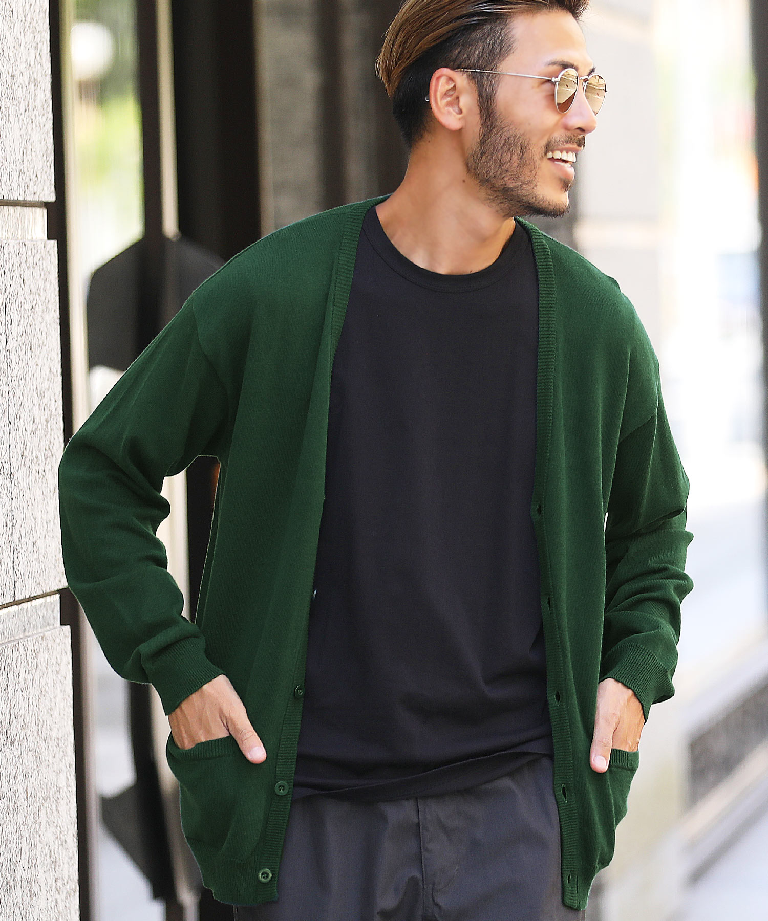 ジギーズショップ JIGGYS SHOP コットンカラーニット ジギーズショップ JIGGYS SHOP コットンカラーニット
