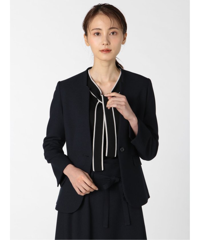 m.f.editorial ネイビー スカート セット レディーススーツ