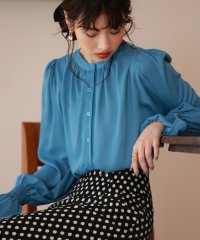 SAISON DE PAPILLON/キャンディースリーブシフォンブラウス/504282210