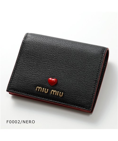 セール 15 Off 5mv4 2bc3 Madras Love バイカラー レザー 二つ折り財布 スモール ミニ財布 豆財布 レディース ミュウミュウ Miumiu D Fashion セール 15 Off 5mv4 2bc3 Madras Love バイカラー レザー 二つ折り財布 スモール ミニ財布 豆財布 レディース ミュウミュウ Miumiu D Fashion