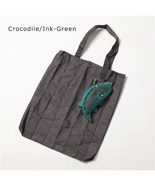 【ANYA HINDMARCH(アニヤハインドマーチ)】 Charm Shopper トートバッグ パッカブル仕様 エコバッグ アニマル 鞄 Black レディ