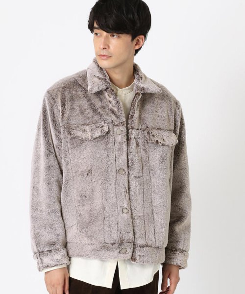 セール フェイクファー ブルゾン コムサイズム メンズ Comme Ca Ism Mens D Fashion