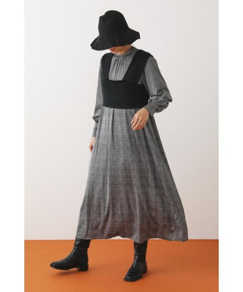レイヤードフレアワンピース シェルターセレクト Shel Tter Select D Fashion