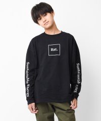 RAT EFFECT/袖ロゴプリントロングTシャツ/504286565