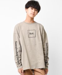 RAT EFFECT/袖ロゴプリントロングTシャツ/504286565