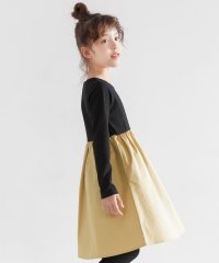 子供服Bee/異素材切替えワンピース/504287379