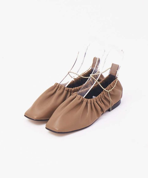 【PELLICO SUNNY】アンクルストラップフラットシューズ