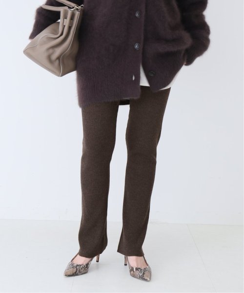 ファインウール ニットリブパンツ◆