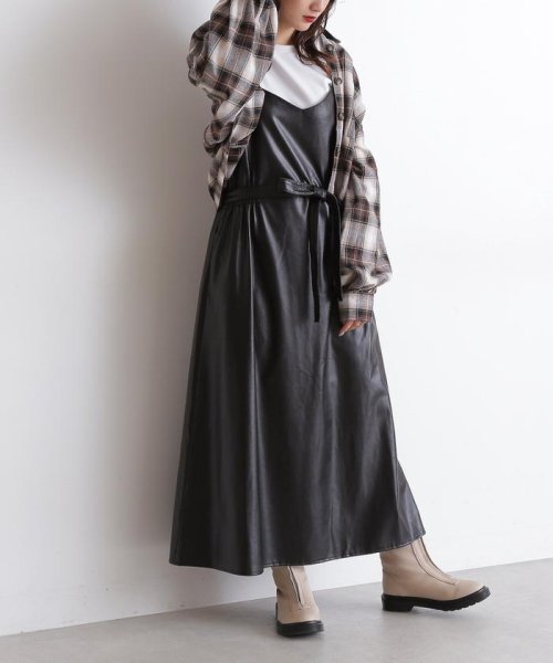 セール 70 Off フェイクレザーキャミワンピース フリーズマート Free S Mart D Fashion