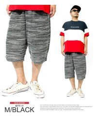 one colors/ショートパンツ メンズ 大きいサイズ 薄手 スラブ サマーニット ストレッチ ウエストゴム ハーフパンツ ショート ハーフ 短パン 半パン 青 白 ルームウェア/504273181