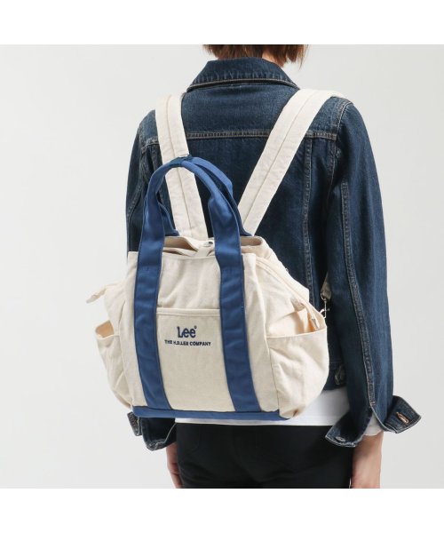 Lee トートバッグ リー Lee Marche マルシェ 2wayトート リュック 手持ち ファスナー マザーズバッグ キャンバス 3 904 リー Lee D Fashion