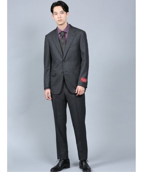 開店記念セール シルク混super140 Sレギュラーフィット2ボタン3ピーススーツストライプグレー スーツセットアップ Cowboywildrags Com 開店記念セール シルク混super140 Sレギュラーフィット2ボタン3ピーススーツストライプグレー スーツセットアップ Cowboywildrags Com