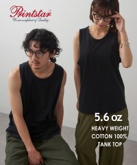 Printstar/【Printstar】5.6oz トップス タンクトップ ノースリーブ 無地 コットン100% ヘビーウェイト レイヤード インナー 00111/504275872