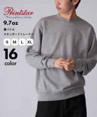 Printstar/【Printstar】プリントスター / 9.7オンス トレーナー スウェット 裏パイル 長袖 肉厚生地 カラバリ豊富で推し活にも◎ 00183/504275876