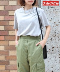 United Athle/【UNITED ATHLE/ ユナイテッド アスレ】4.0オンス トップス Tシャツ 半袖 ワンポイント クルーネック カットソー 無地 5806/504275906