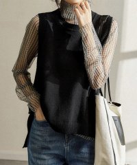 miniministore/ミニミニストア miniministore ニットベスト サイドスリット 春秋重ね着/504300158
