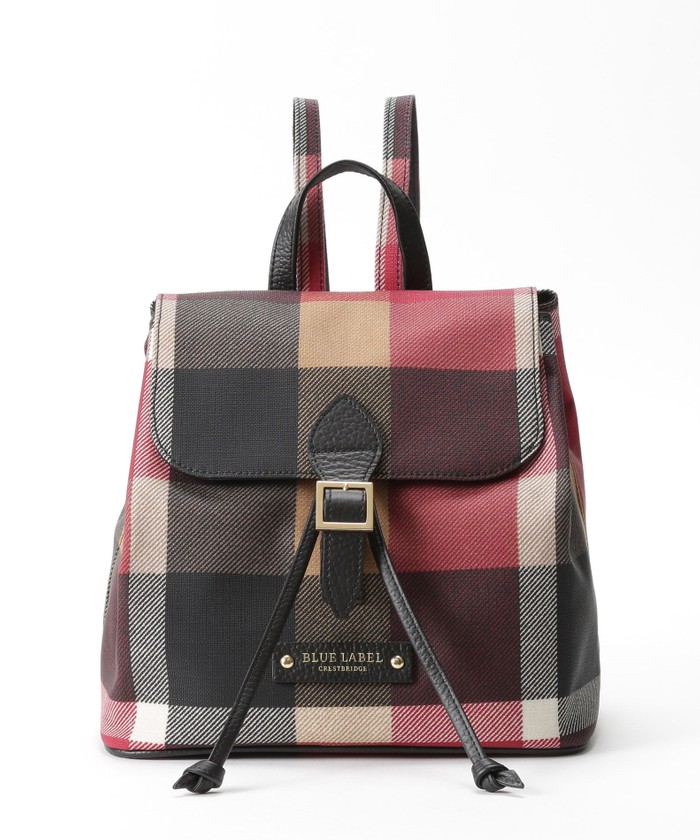 クレストブリッジチェックPVCバックパック(504301823) | BLUE LABEL クレストブリッジチェックPVCバックパック(504301823) | BLUE LABEL